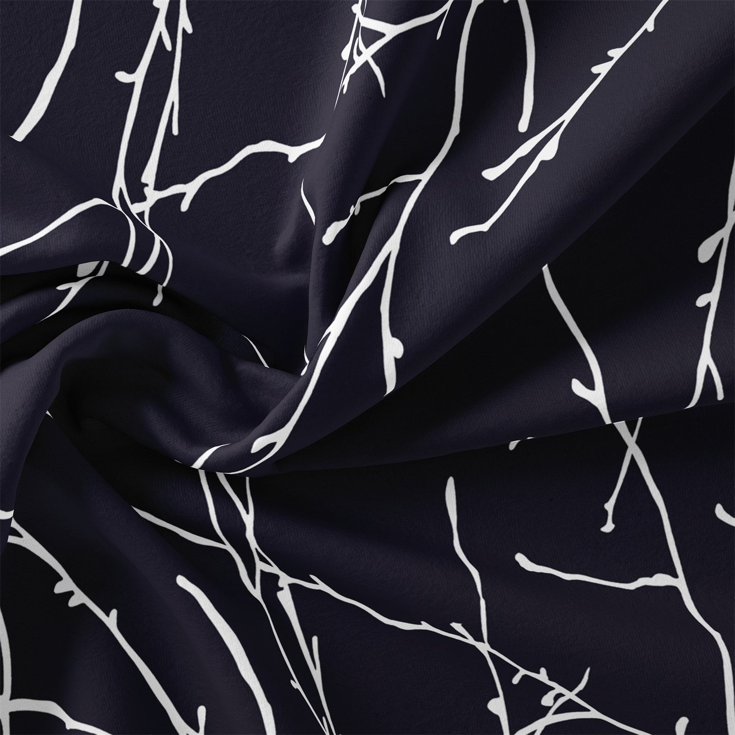 3Pcs Black White Botanical Duvet Cover Set | Modern Branch Bedding with Pillowcases