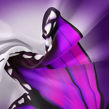 3Pcs Purple Butterfly & Rose 3D Printed Bedding Set – Floral Duvet Cover Set with Pillowcases